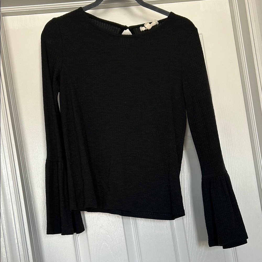Anthropologie Elegant Black Women's Top